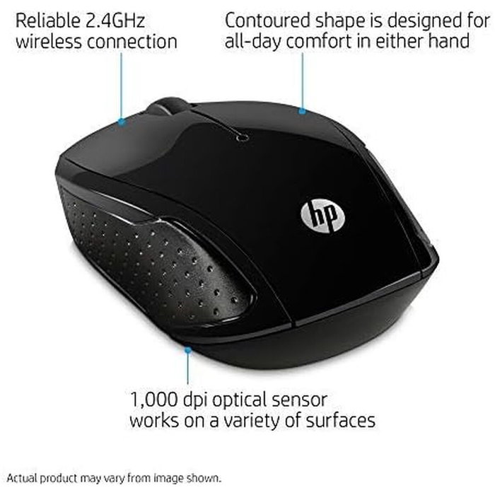 HP Wireless Mouse 200 Noir