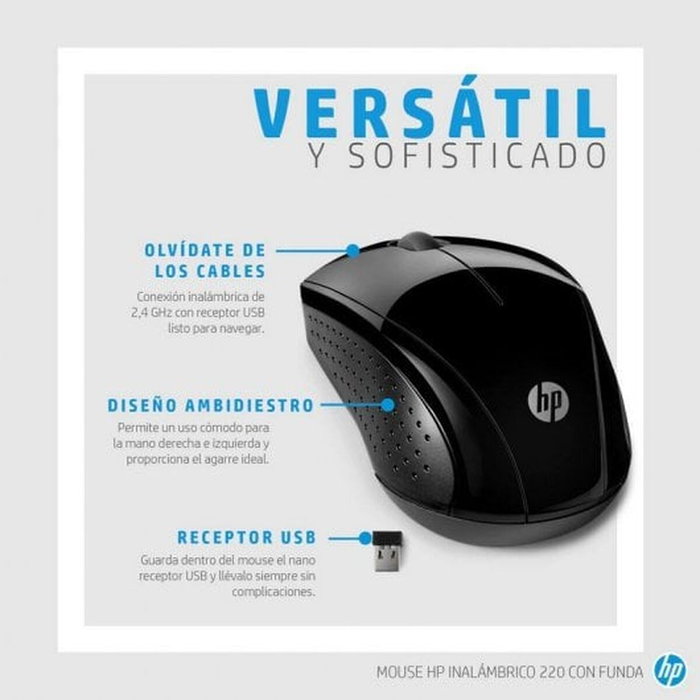 HP Wireless Mouse 200 Noir
