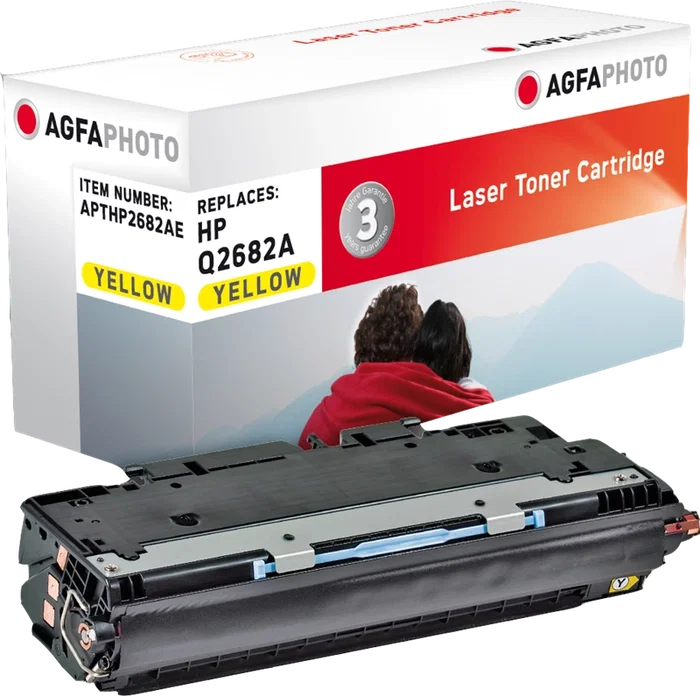 Agfa Photo APTHP2682AE Toner jaune Q2682A, 6000 pages Agfa Photo APTHP2682AE Toner jaune Q2682A, 6000 pages