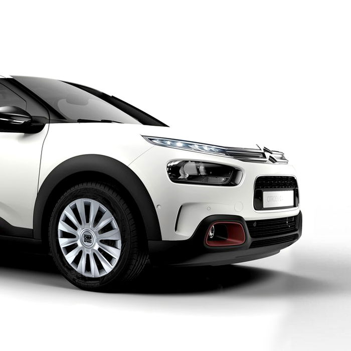 Omp OMPS07011602 Jeu De 4 Enjoliveurs Magnum 16 Pouces Argent