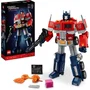 LEGO Icons 10302 Transformers Optimus Prime - Figurine Autobot Robot Transformable 2-en-1 en Maquette Camion - Kit de Construction pour Adultes