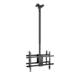 Tooq LPCE2286TSLI-XL-B Support Plafond Double Écran 43"-86" VESA 600x400 Noir