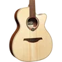 LAG Tramontane 70 A/E Guitare Folk Électroacoustique Auditorium Cutaway Table Épicéa Massif Naturel