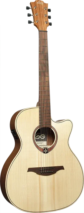 LAG Tramontane 70 A/E Guitare Folk Électroacoustique Auditorium Cutaway Table Épicéa Massif Naturel LAG Tramontane 70 A/E Guitare Folk Électroacoustique Auditorium Cutaway Table Épicéa Massif Naturel