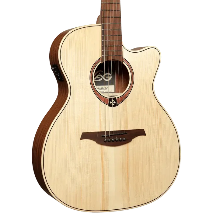 LAG Tramontane 70 A/E Guitare Folk Électroacoustique Auditorium Cutaway Table Épicéa Massif Naturel LAG Tramontane 70 A/E Guitare Folk Électroacoustique Auditorium Cutaway Table Épicéa Massif Naturel