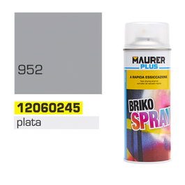 MAURER Spray de peinture argenté 400 ml