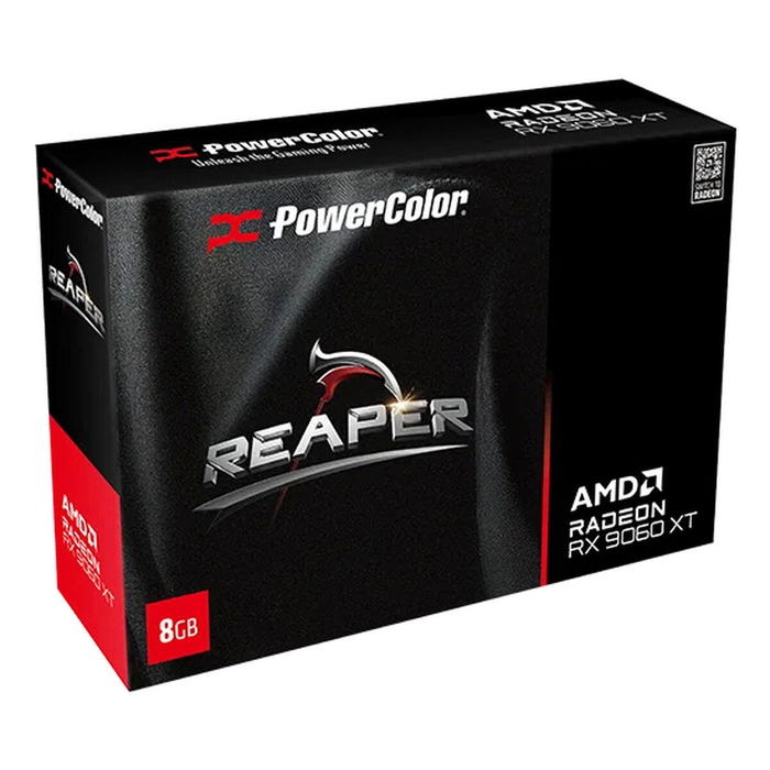 Carte Graphique Powercolor RX9060XT 8G-A RADEON RX 9060 XT 8 GB GDDR6 Carte Graphique Powercolor RX9060XT 8G-A RADEON RX 9060 XT 8 GB GDDR6