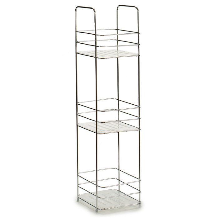 Berilo Étagère Métal Carrée 3 Niveaux 16x62x16 cm Transparente (Set de 6) Berilo Étagère Métal Carrée 3 Niveaux 16x62x16 cm Transparente (Set de 6)