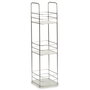 Berilo Étagère Métal Carrée 3 Niveaux 16x62x16 cm Transparente (Set de 6)