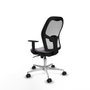 Piqueras y Crespo Chaise de Bureau 1D086N0 Gris