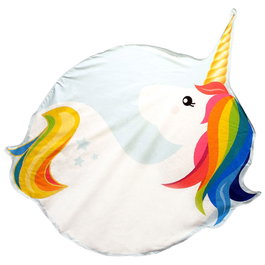 Jet Lag Serviette de plage Licorne