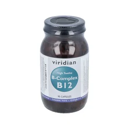 Viridian High Twelve Vit B12 avec B Complex 90 capsules végétales Complément alimentaire