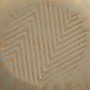 Centre de Table Beige Doré Fer 37 x 37 x 8 cm