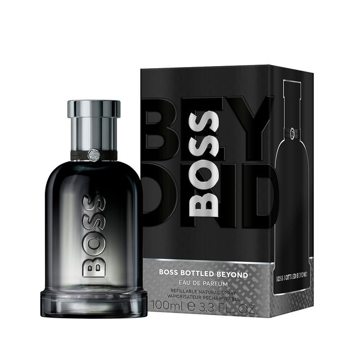 BOSS BOTTLED BEYOND Eau de Parfum Homme 100 ml Gingembre Cuir Notes Fraîches et Sensuelles Hugo Boss