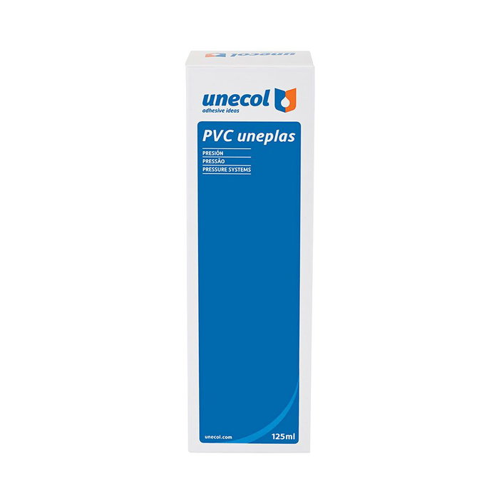 Unecol Adhésif PVC Tube 125 ml Étui + Dispensateur Unecol Adhésif PVC Tube 125 ml Étui + Dispensateur