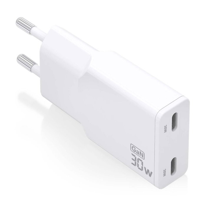 Chargeur mural Aisens AISENS ASCH-30W2P048-W Blanc 30 W