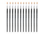 Innspiro Boîte de 12 pinceaux synthétiques ronds n°08