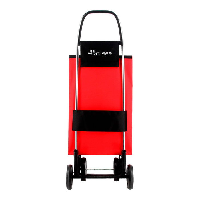 Rolser Basic LN 4 - Caddie de courses pliable 4 roues rouge/noir 43L 25kg Rolser Basic LN 4 - Caddie de courses pliable 4 roues rouge/noir 43L 25kg