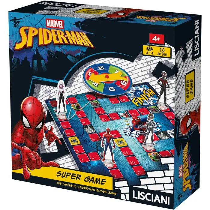 Lisciani Giochi Spider-Man Super Jeu - Jeu de parcours Lisciani Giochi Spider-Man Super Jeu - Jeu de parcours