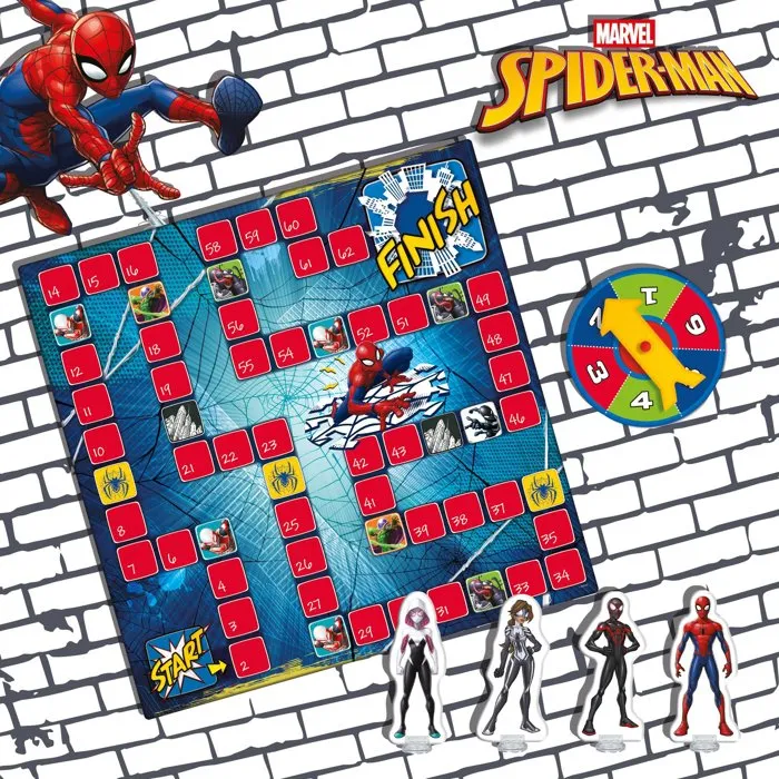 Lisciani Giochi Spider-Man Super Jeu - Jeu de parcours Lisciani Giochi Spider-Man Super Jeu - Jeu de parcours