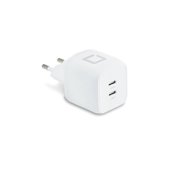 Dicota D31984 Chargeur mural Blanc avec 2 ports USB-C