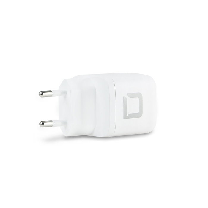 Dicota D31984 Chargeur mural Blanc avec 2 ports USB-C