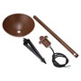 Sarh Balise LED extérieure 70 cm, 7 W, Brun rouille