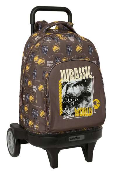 Safta Mochila grande à roulettes compacte évolution extension Jurassic World 33 x 45 x 22 cm Safta Mochila grande à roulettes compacte évolution extension Jurassic World 33 x 45 x 22 cm