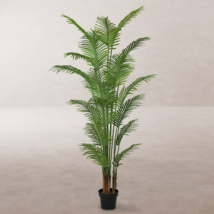 BigBuy Home Plante décorative Polyuréthane Ciment Areca 210 cm BigBuy Home Plante décorative Polyuréthane Ciment Areca 210 cm