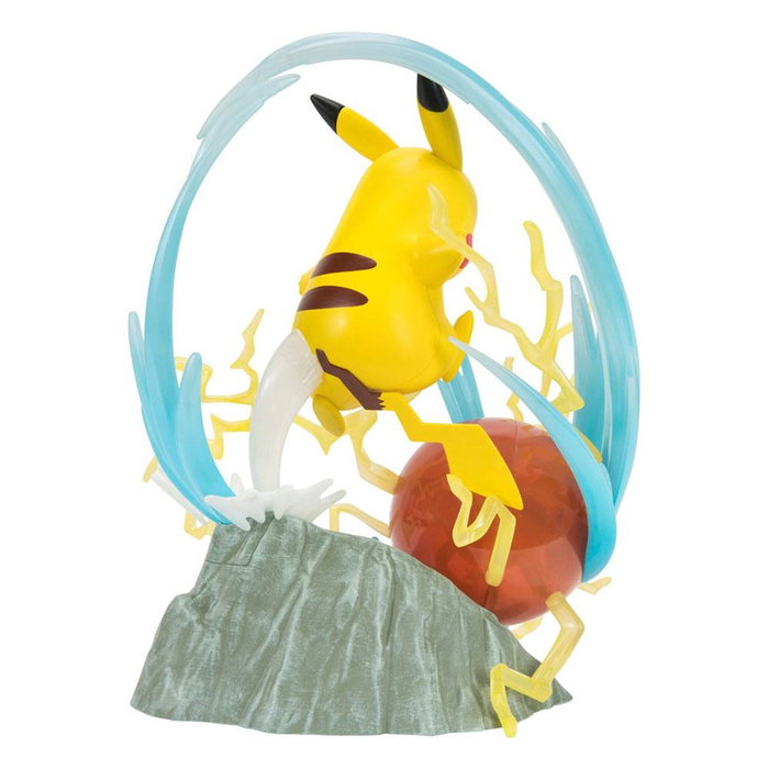 Jazwares Pikachu Figurine Pokémon 25ème Anniversaire avec Éclairage Deluxe Jazwares Pikachu Figurine Pokémon 25ème Anniversaire avec Éclairage Deluxe