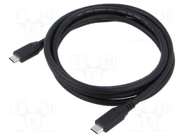 GOOBAY Câble USB 4.0 USB C vers USB C 1,5m Noir