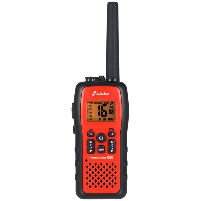 stabo Freecomm 850 Lot de 2 Talkies-Walkies Noirs stabo Freecomm 850 Lot de 2 Talkies-Walkies Noirs