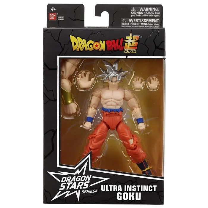 Bandai Figurine Dragon Ball 17 cm Goku et Broly Part. 1 Ultra Instinct - Figurine articulée à collectionner