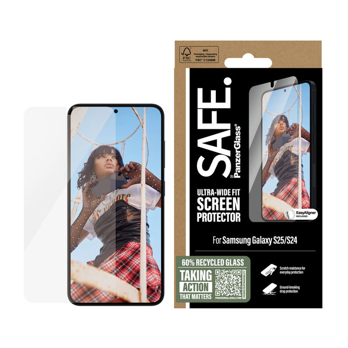 PanzerGlass Film Protecteur pour Samsung S25-S24 PanzerGlass Film Protecteur pour Samsung S25-S24