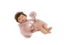 Muñecas Arias Poupée Reborn Arias 38 cm Princesse Rose avec Couverture Corps Vinyle Fille