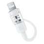 Baseus Câble USB-C vers Lightning Blanc 1 m