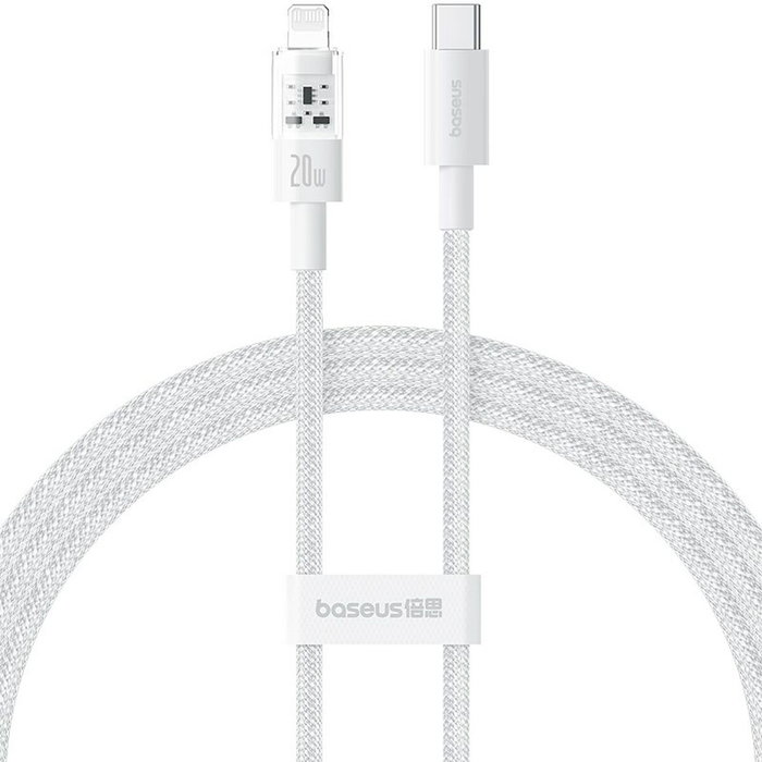 Baseus Câble USB-C vers Lightning Blanc 1 m