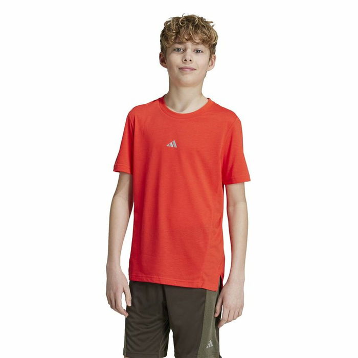 T shirt à manches courtes Enfant Adidas Training Aeroready (7-8 Ans)