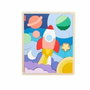 Fisher-Price Puzzle en Bois L'Espace, 42 pièces