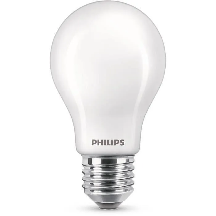 Philips Ampoule LED E27 Équivalent 75W, Blanc Froid, Non Dimmable, Verre, Lot de 2