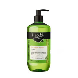 Real Natura Shampooing Anticaïda Pro-Keda Forte pour Cheveux Fins - Volume et Épaisseur - Flacon 500 ml