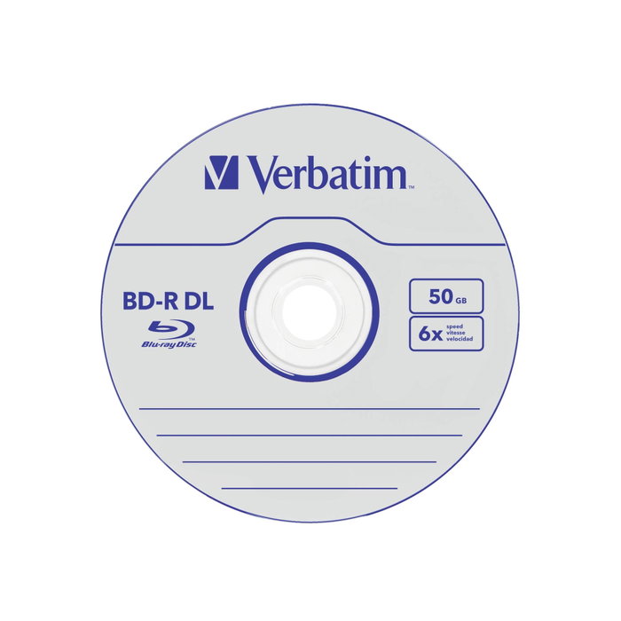 Verbatim Blu-Ray BD-R 43748 - Pack de 5 unités de 50 Go