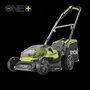 Ryobi RY18LM37A-140 Tondeuse à Gazon Électrique sans Fil 18V ONE+, Ø Coupe 37 cm, Fonctions Ramassage et Mulching, avec 1 Batterie 4.0 Ah et Chargeur 2.0 A