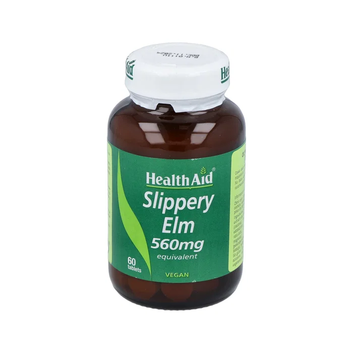 HEALTH AID Olmo Rojo (Slippery Elm) 560 mg, 60 comprimés