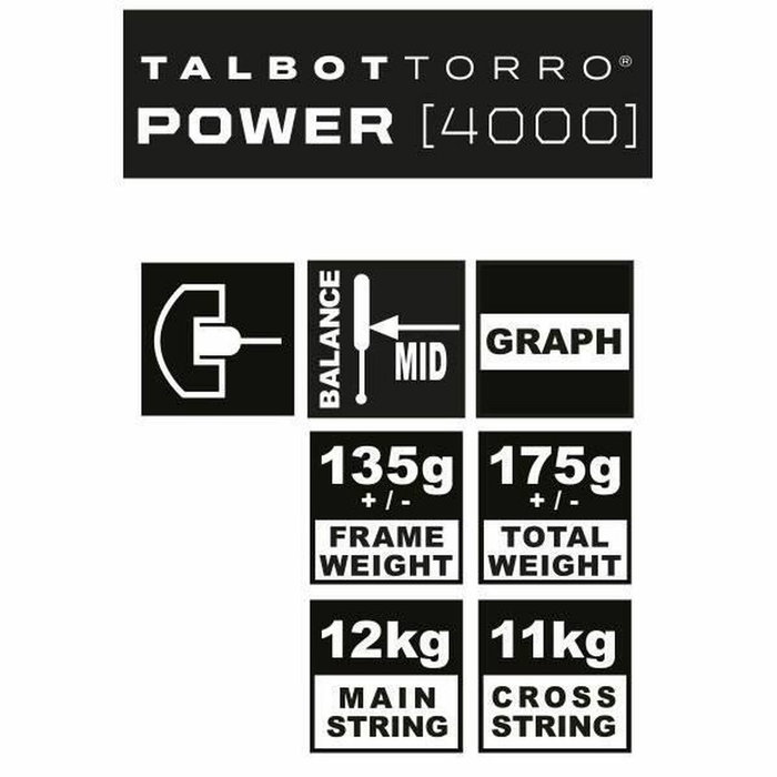 Talbot Torro POWER 4000 Raquette de squash