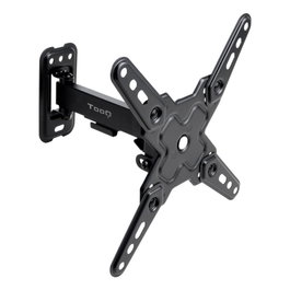 Tooq LP1343TN-B Support Mural TV 13"-43" VESA 75x75 à 200x200 Charge 20kg Noir