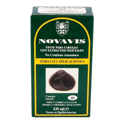 NOVAVIS Tinte Novavis 4D Castaño Dorado NOVAVIS Tinte Novavis 4D Castaño Dorado
