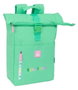 Safta Sac à dos à rabat pour ordinateur portable 15,6 pouces Benetton "Mint" 28x42x13 cm - Vert menthe