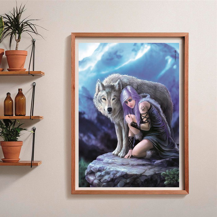 Clementoni Puzzle 1000 pièces pour adultes - Protector d'Anne Stokes - Réf. 39958 - 70 x 50 cm Clementoni Puzzle 1000 pièces pour adultes - Protector d'Anne Stokes - Réf. 39958 - 70 x 50 cm
