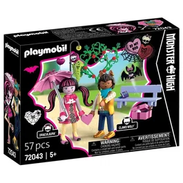 Playmobil 72043 Monster High Set Spécial Rendez-vous de la Saint-Valentin - Jouet pour Histoires Créatives